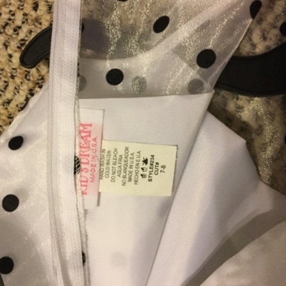 Girls dress black and white - Picture 3 of 3